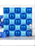 25PCS Balloons Wall Backdrop Double Sided Pearl Blue Balloons Arch Kit For Birthday Graduation Baby Shower Wedding Memorial Day Party Decorations